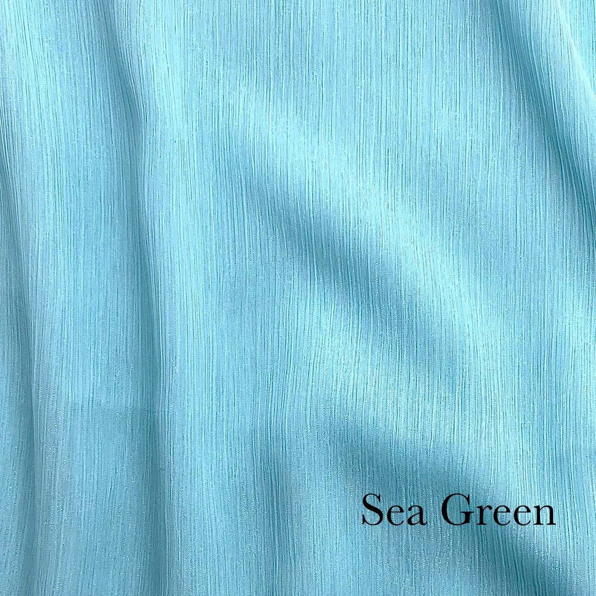 Crinkle Chiffon - Sea Green