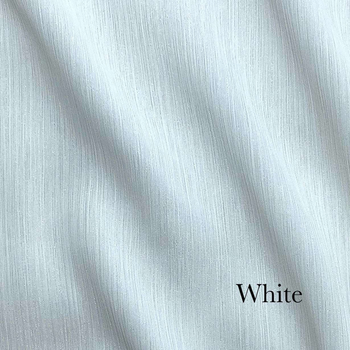 Crinkle Chiffon - White