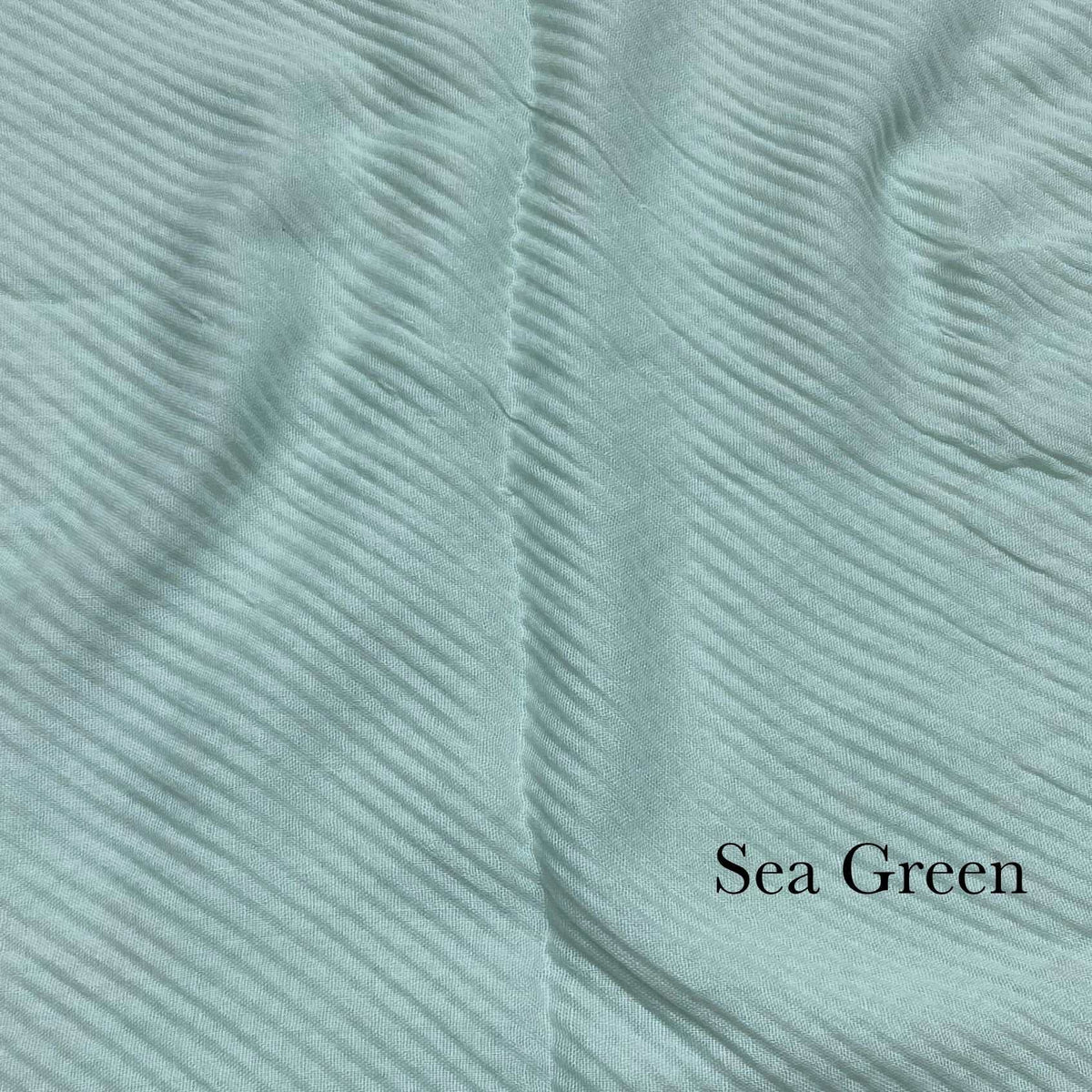 Crinkle Lawn - Sea Green