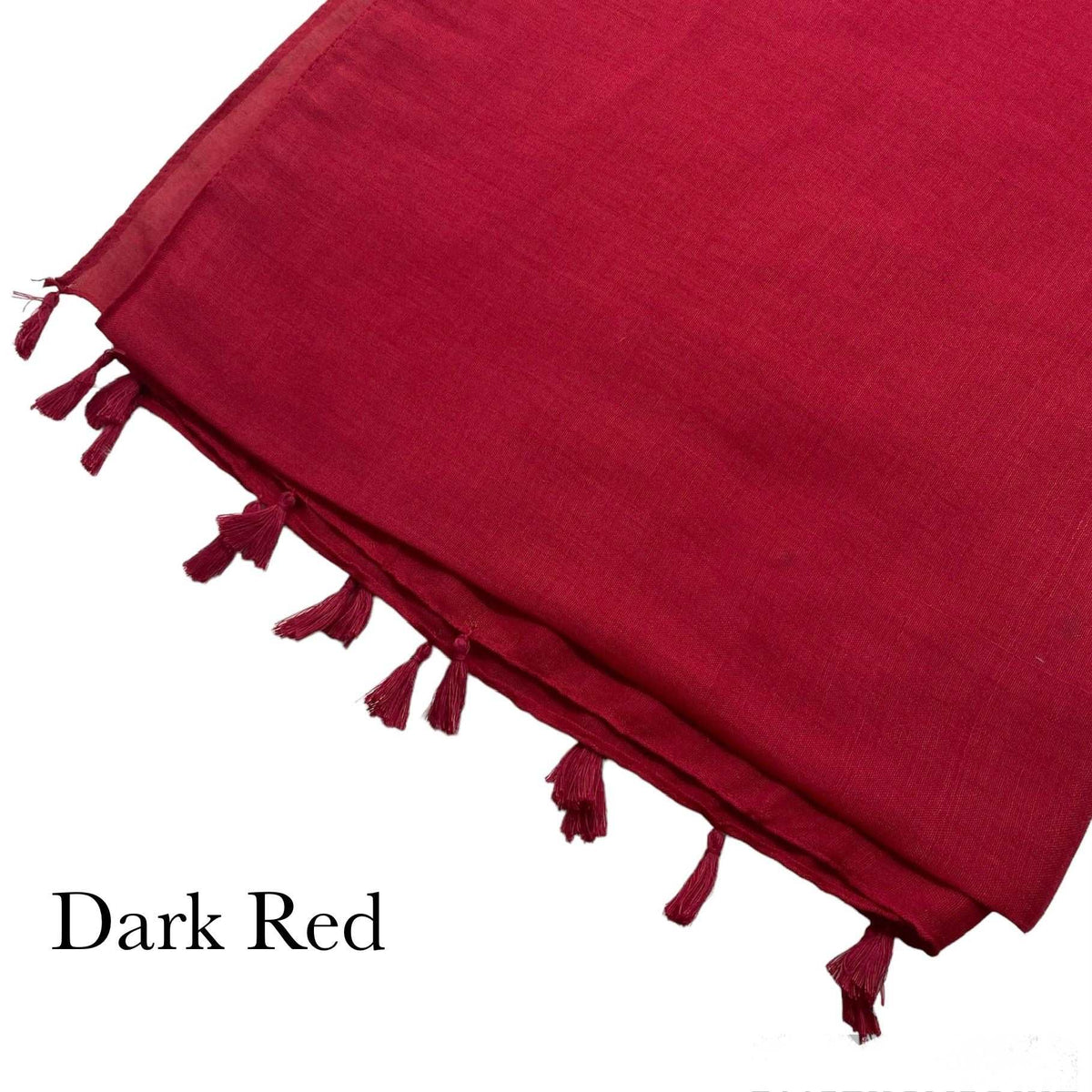 Plain Tassel - Dark Red