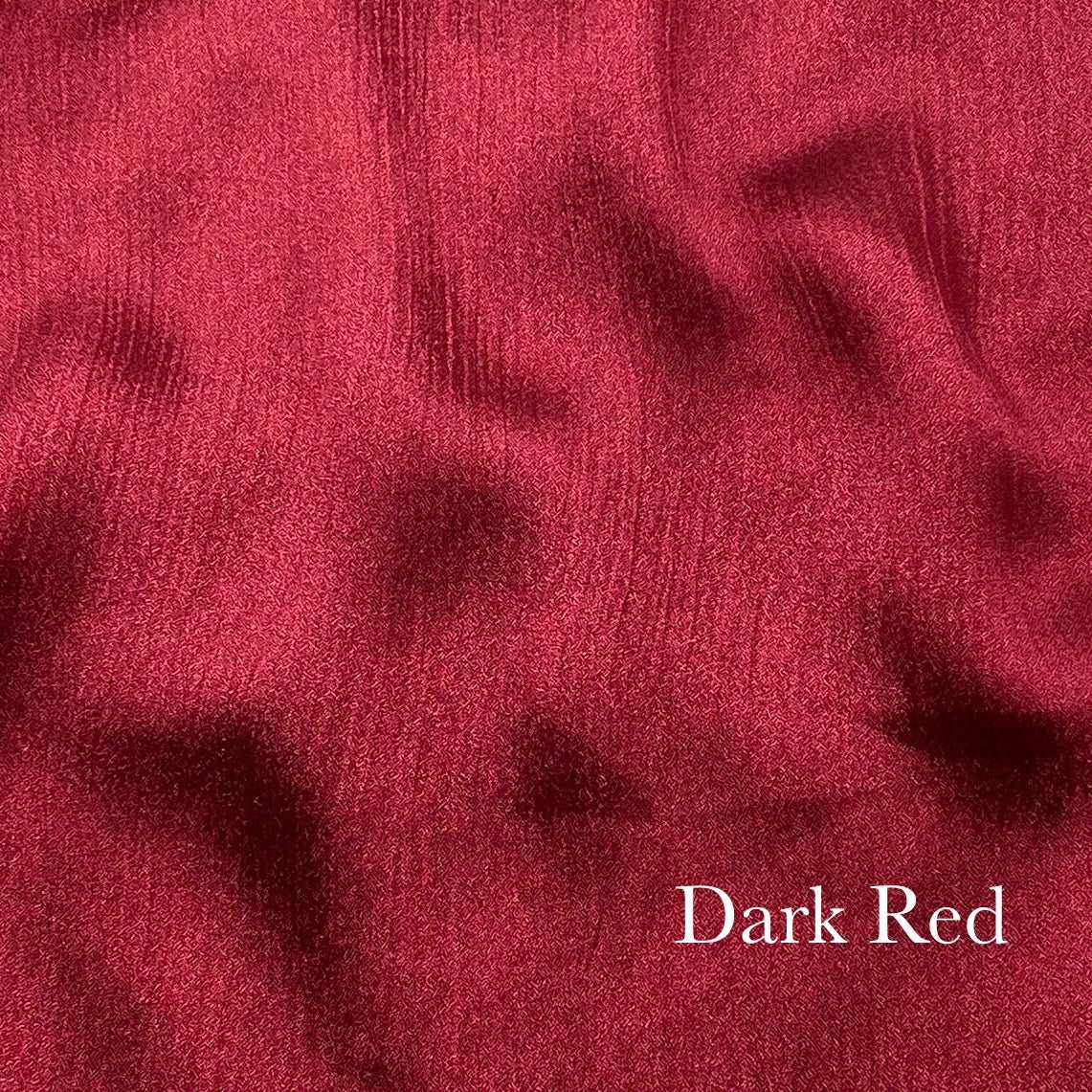 Metallic Silk - Dark Red