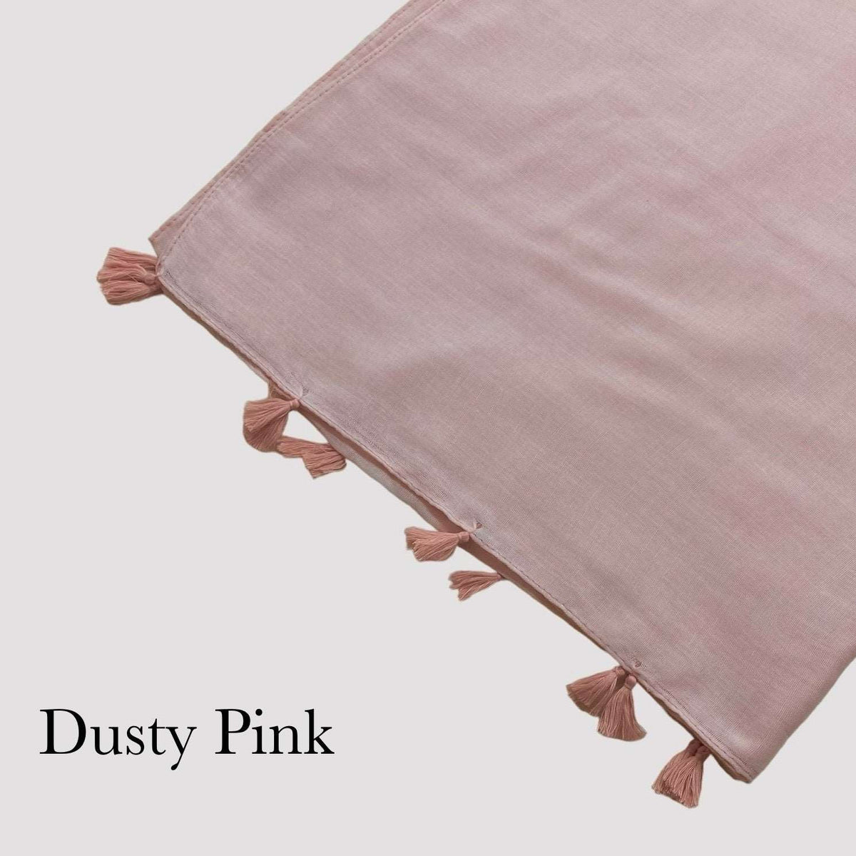 Plain Tassel - Dusty Pink