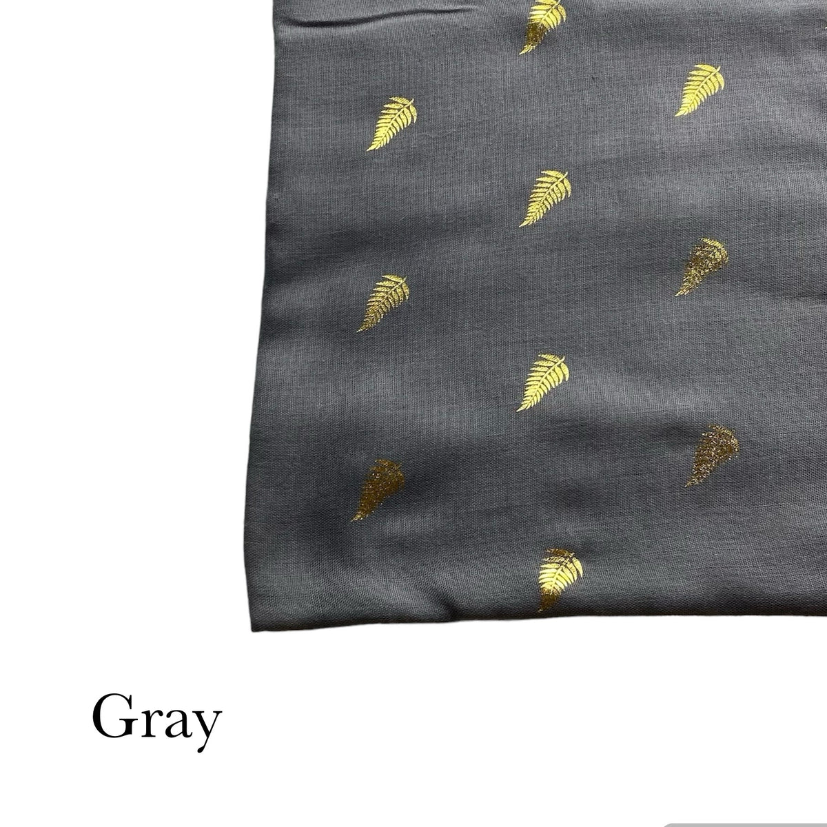 Foil Leaf Lawn - Gray