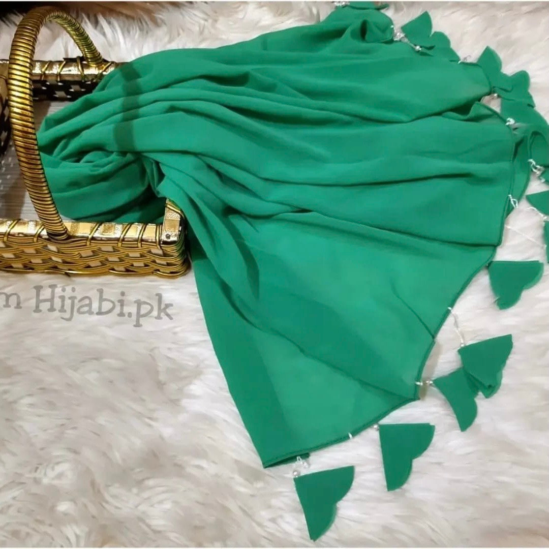 Heart Tassel - Forest Green