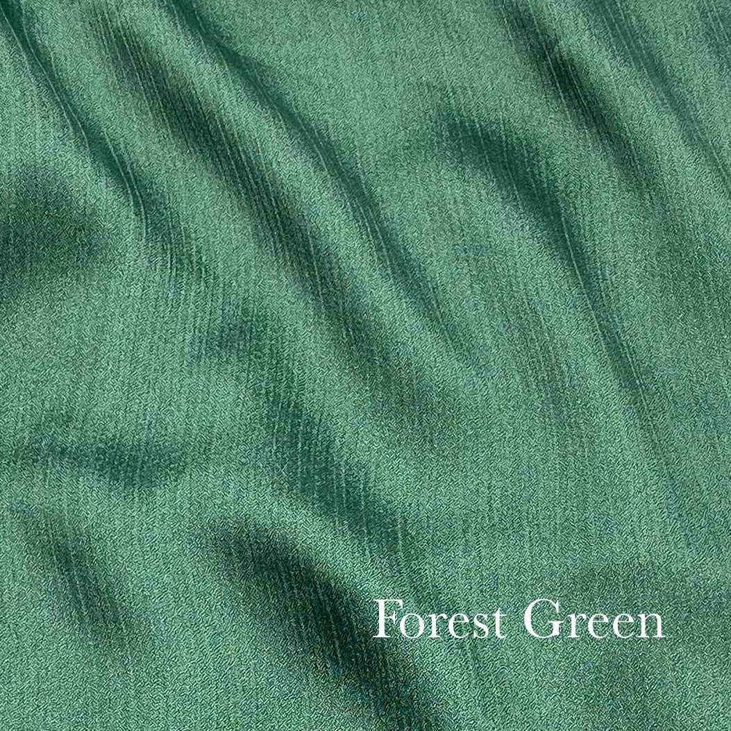 Metallic Silk - Forest Green