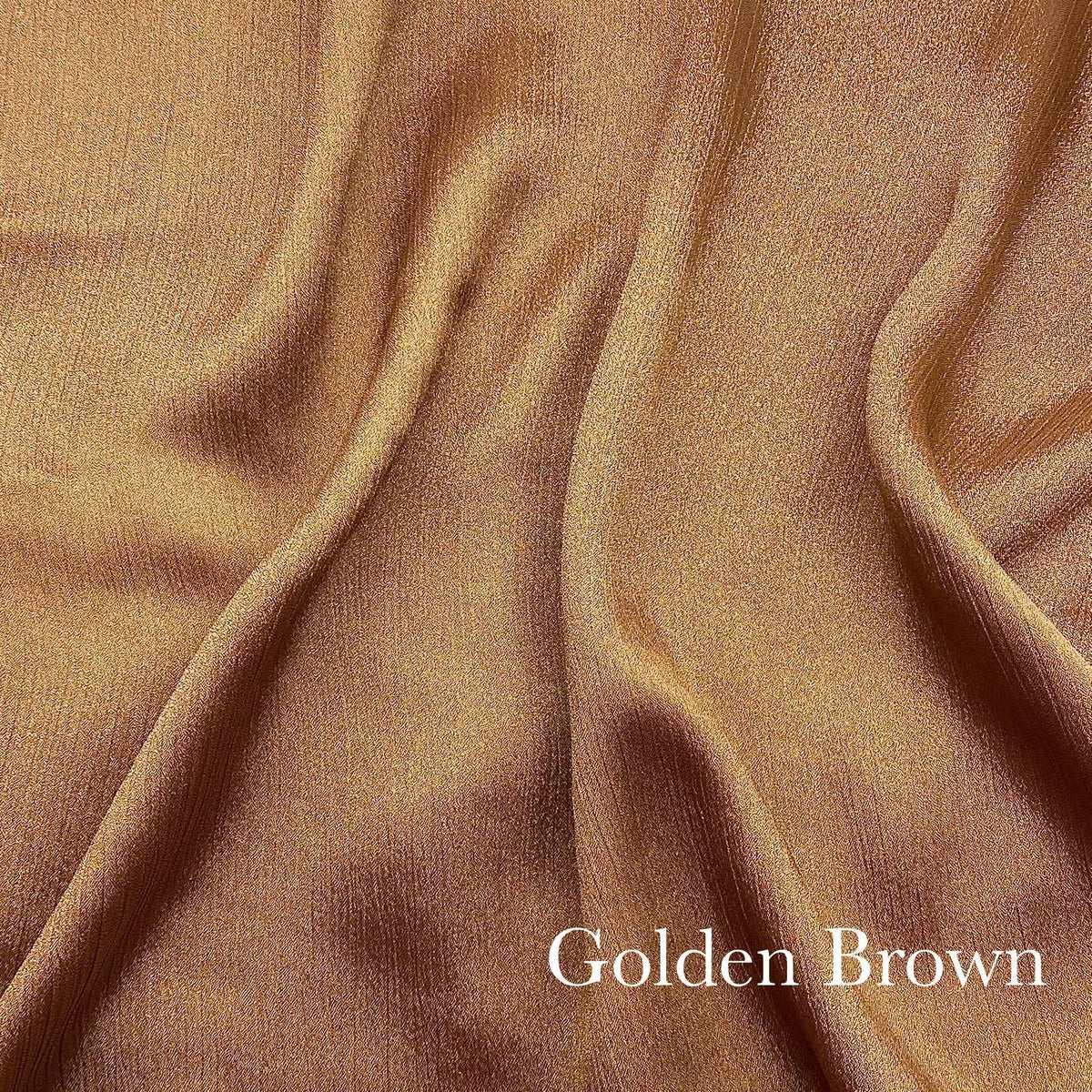 Metallic Silk - Golden Brown