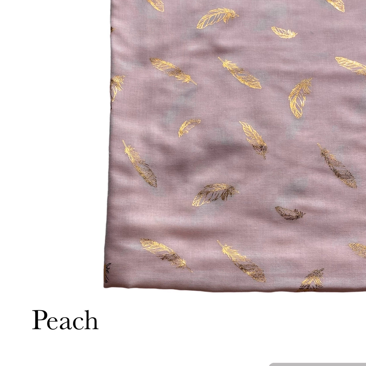 Gold Feather Lawn - Peach