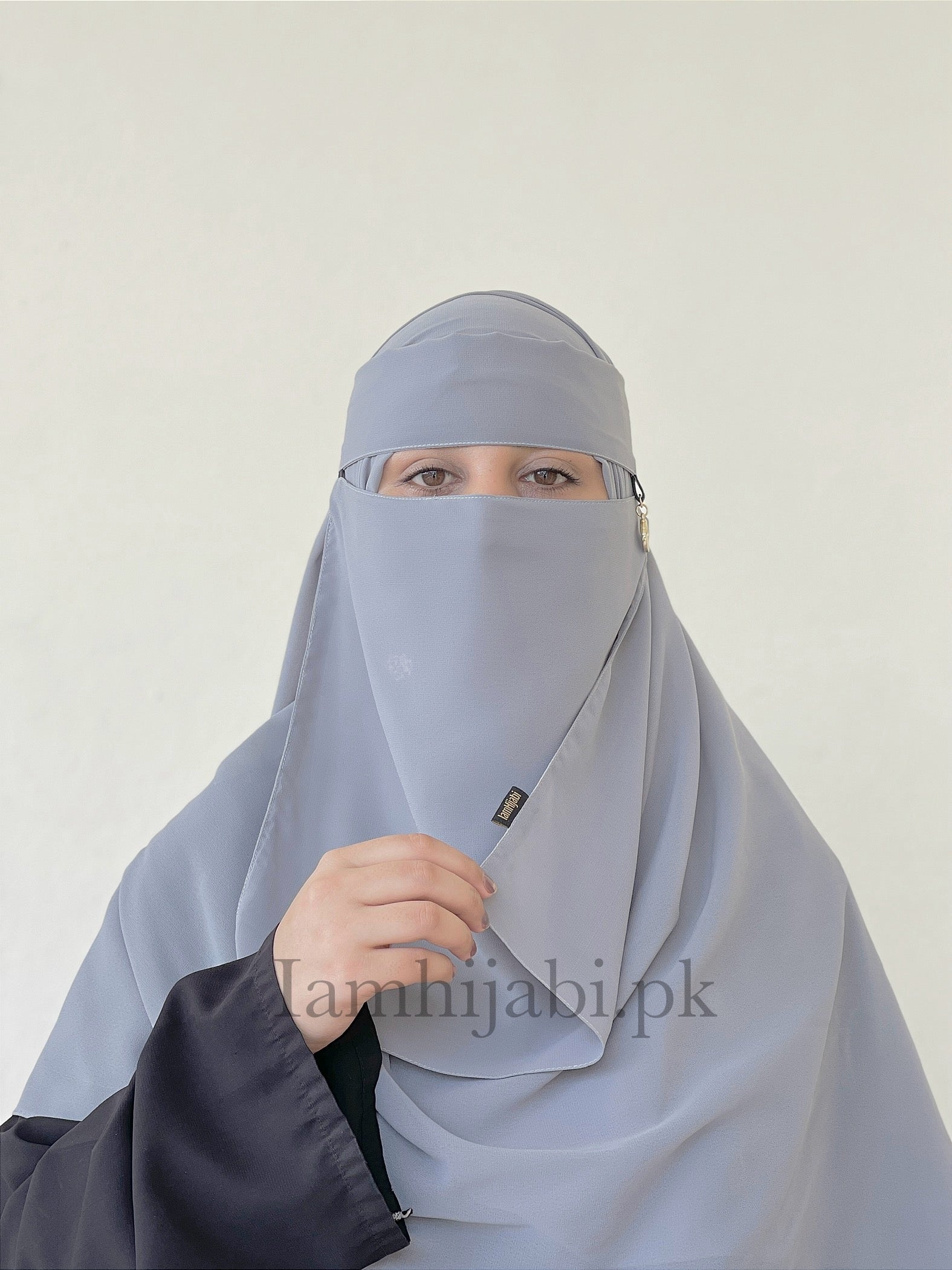 Saudi Niqab Set - Graphite