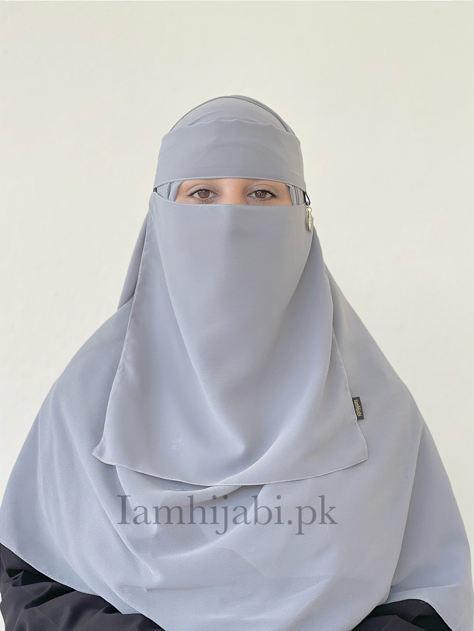 Saudi Niqab Set - Graphite