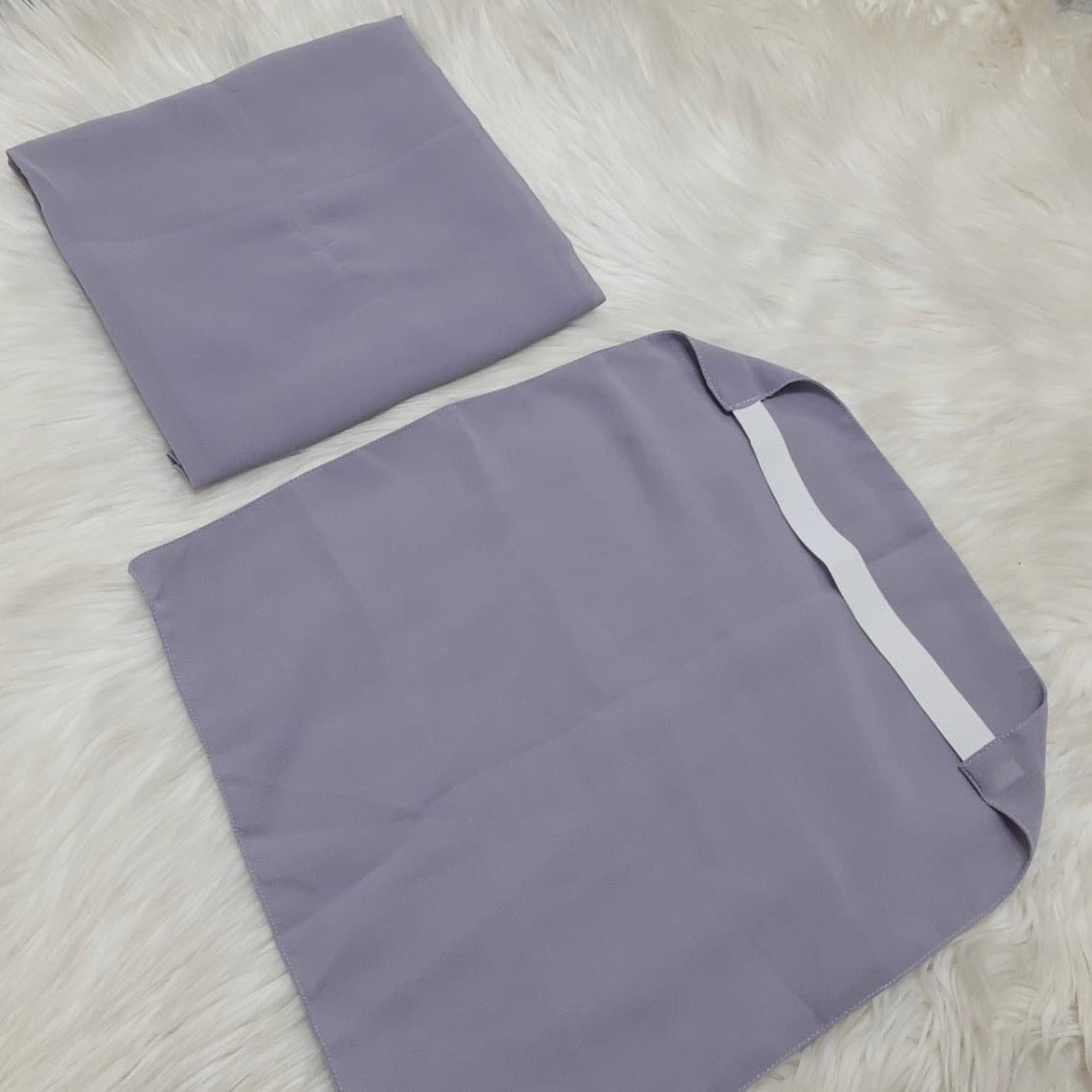 Hijab And Niqab Set - Gray