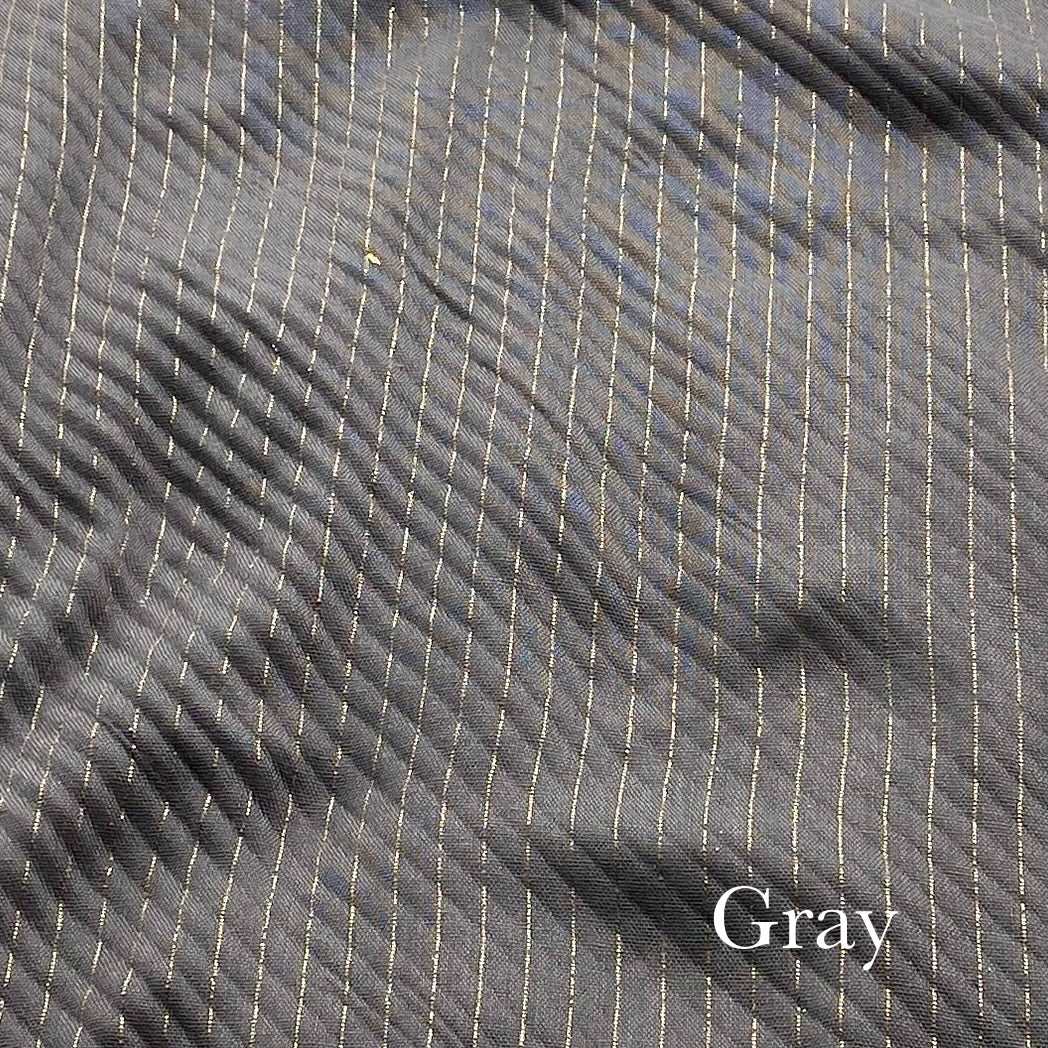 Crinkle Zarri Lawn - Gray