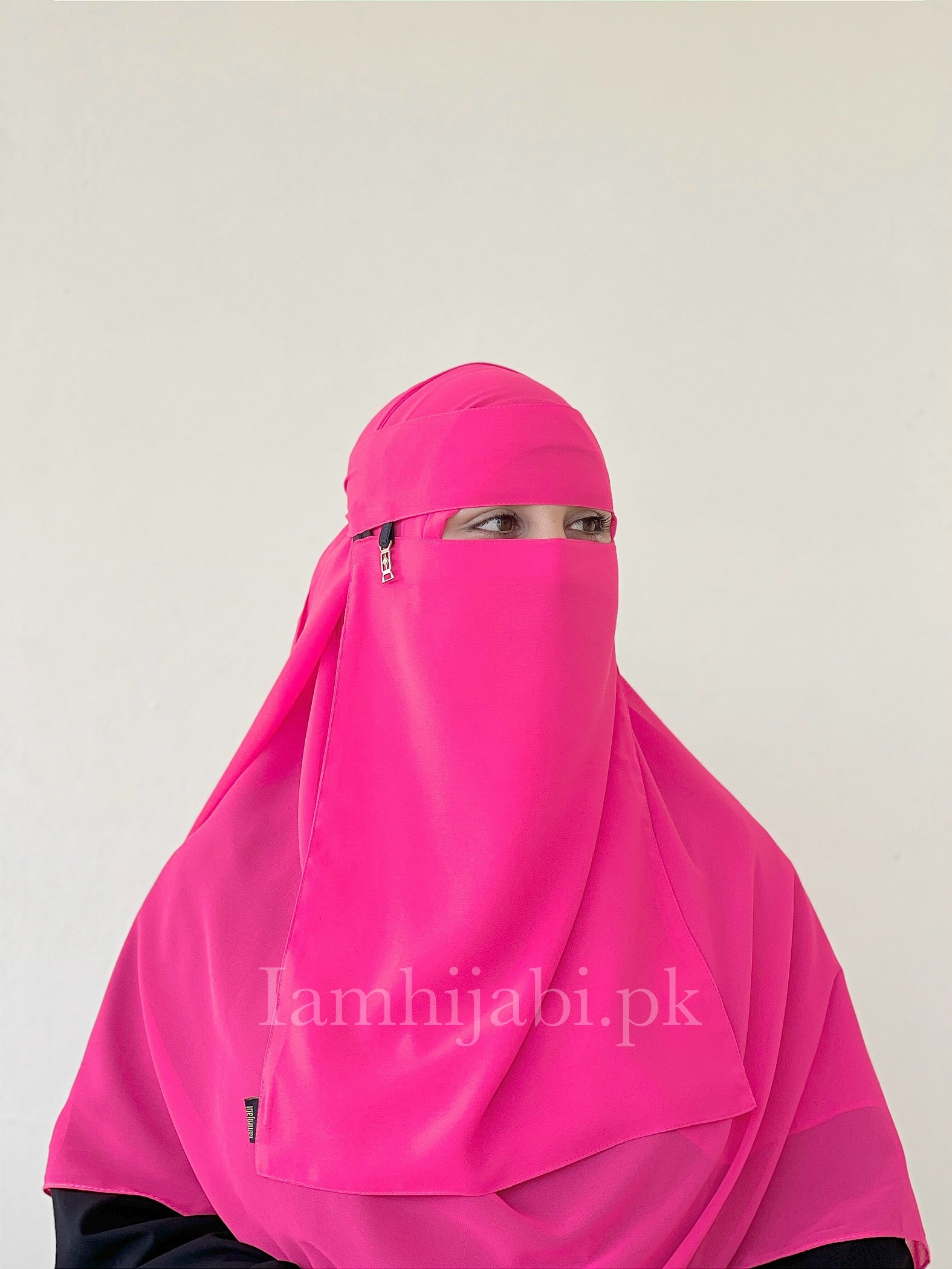 Saudi Niqab Set - Hot Pink