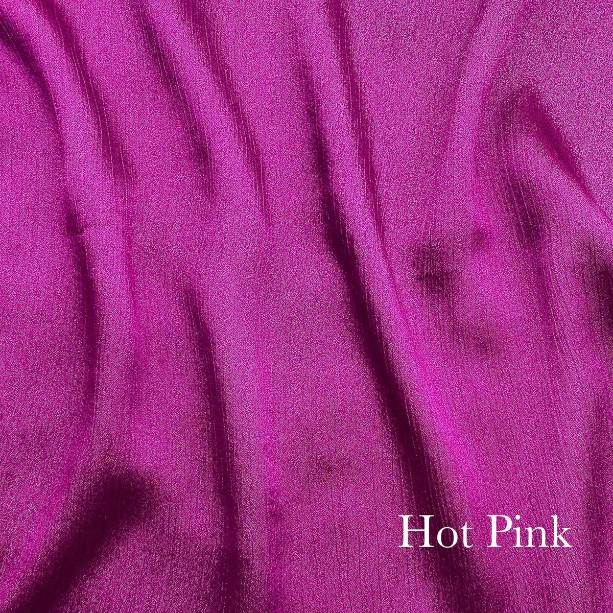 Metallic Silk - Hot Pink