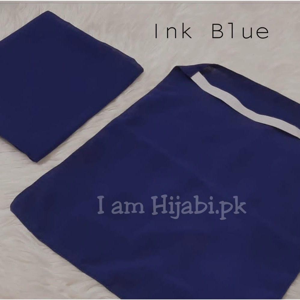 Hijab And Niqab Set - Ink Blue