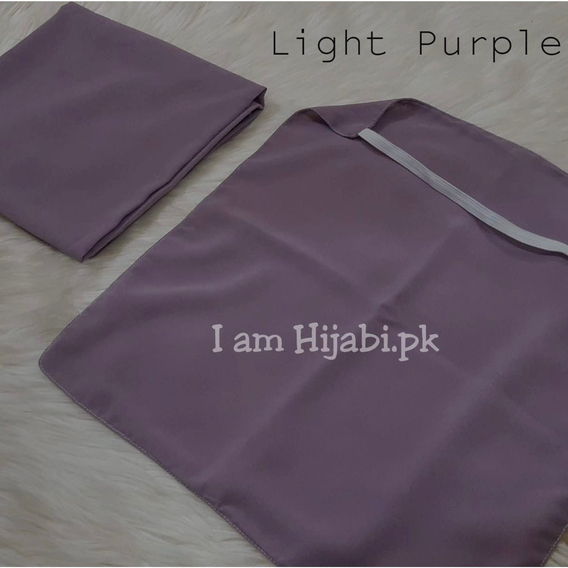 Hijab And Niqab Set - Light Purple