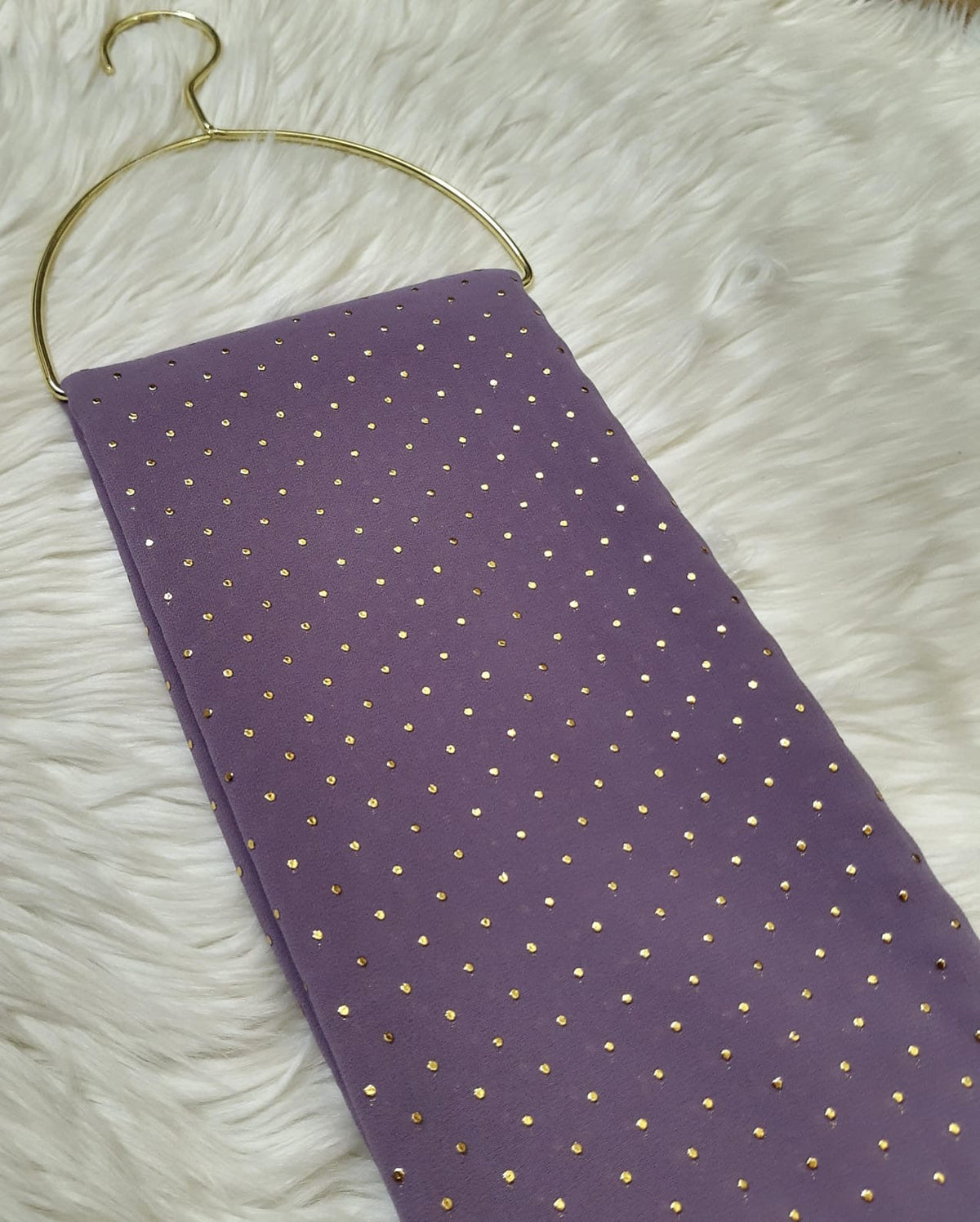 Studded Georgette - Lilac