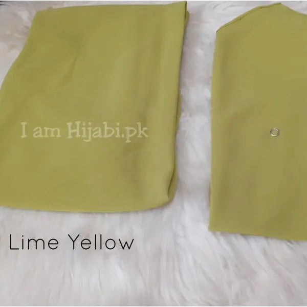 Misri Hijab - Lime Yellow