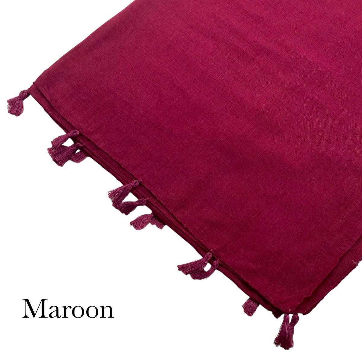 Plain Tassel - Maroon