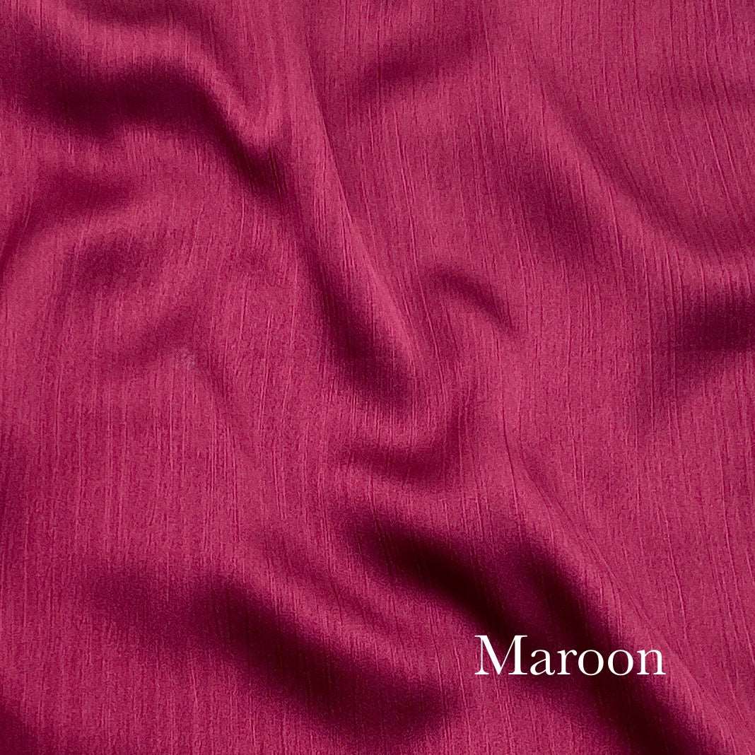 Luxe Silk - Maroon