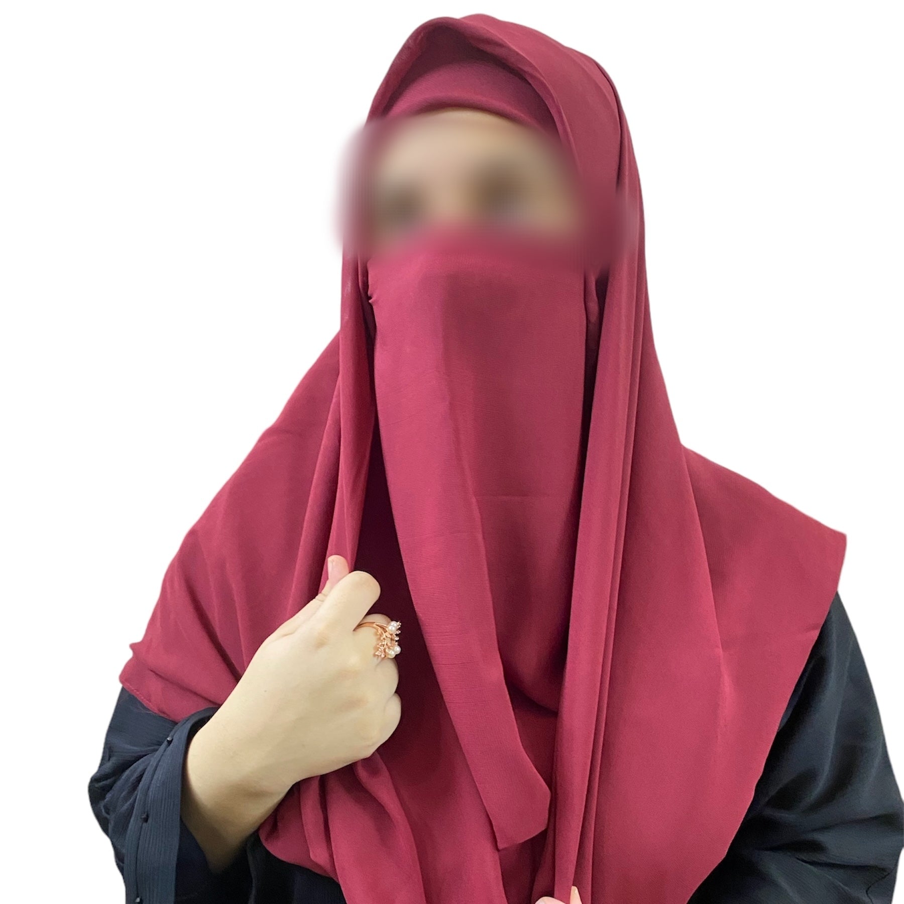 Misri Hijab - Maroon