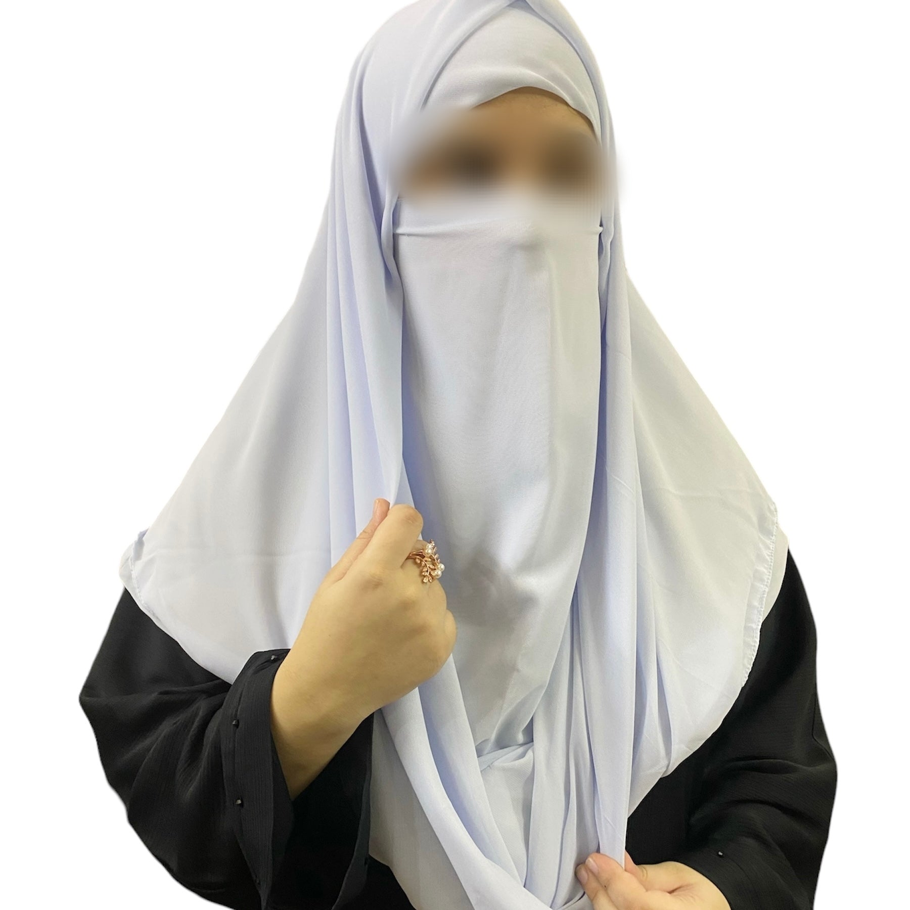 Misri Hijab - Milky White