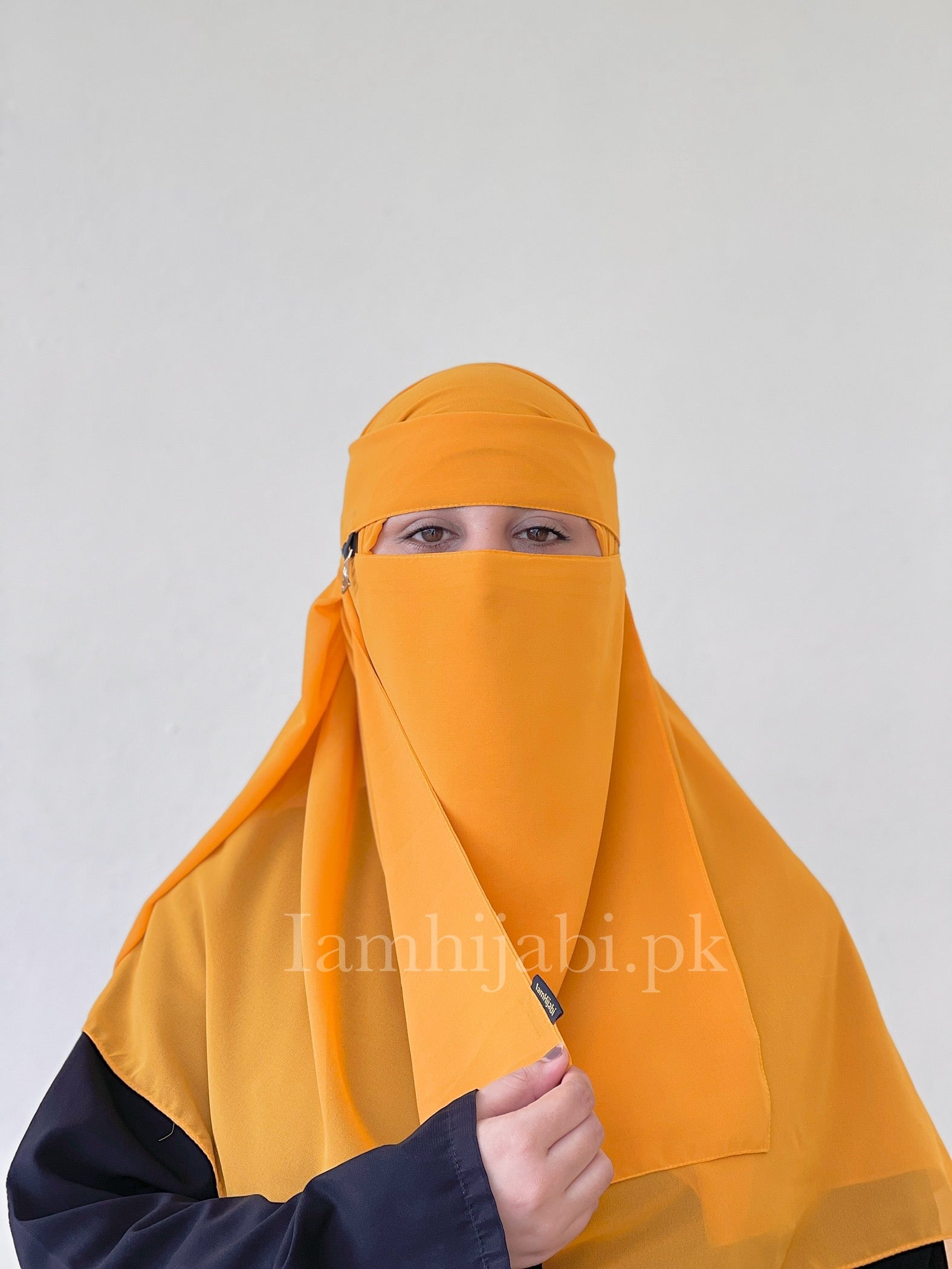 Saudi Niqab Set - Mustard