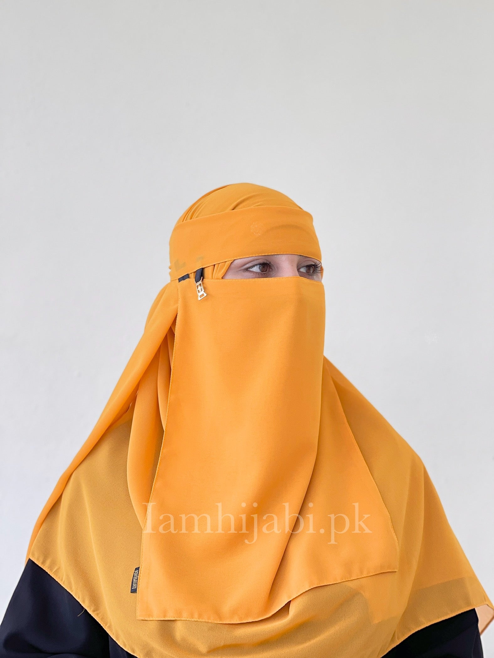 Saudi Niqab Set - Mustard