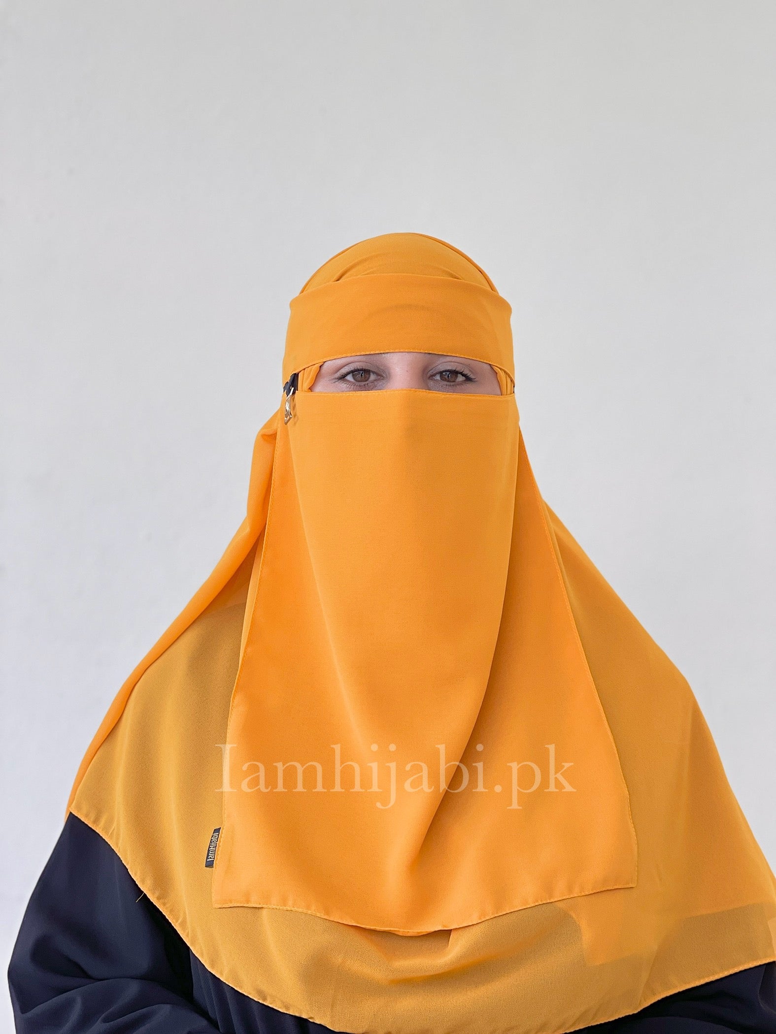 Saudi Niqab Set - Mustard