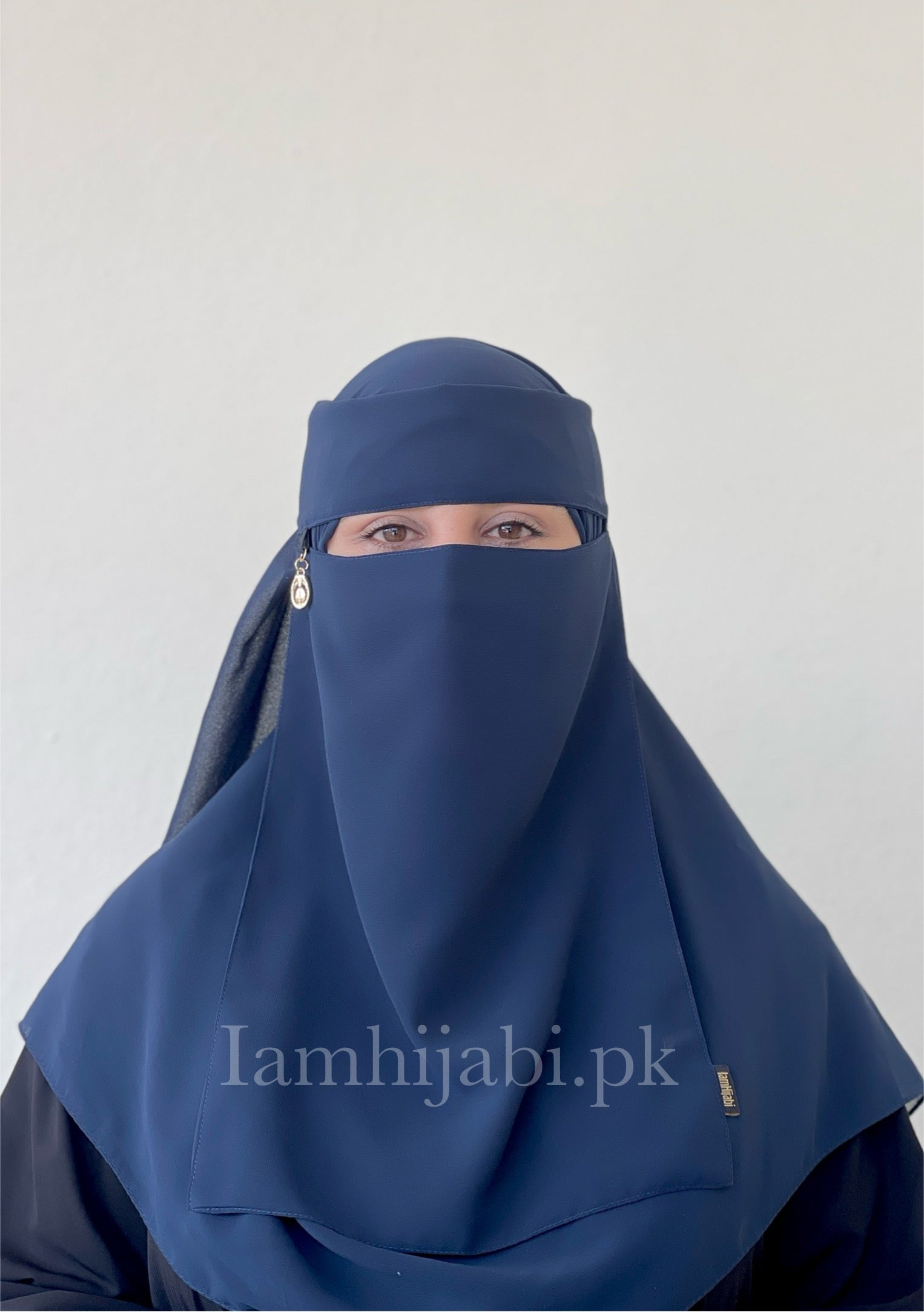 Saudi Niqab Set - Navy Blue