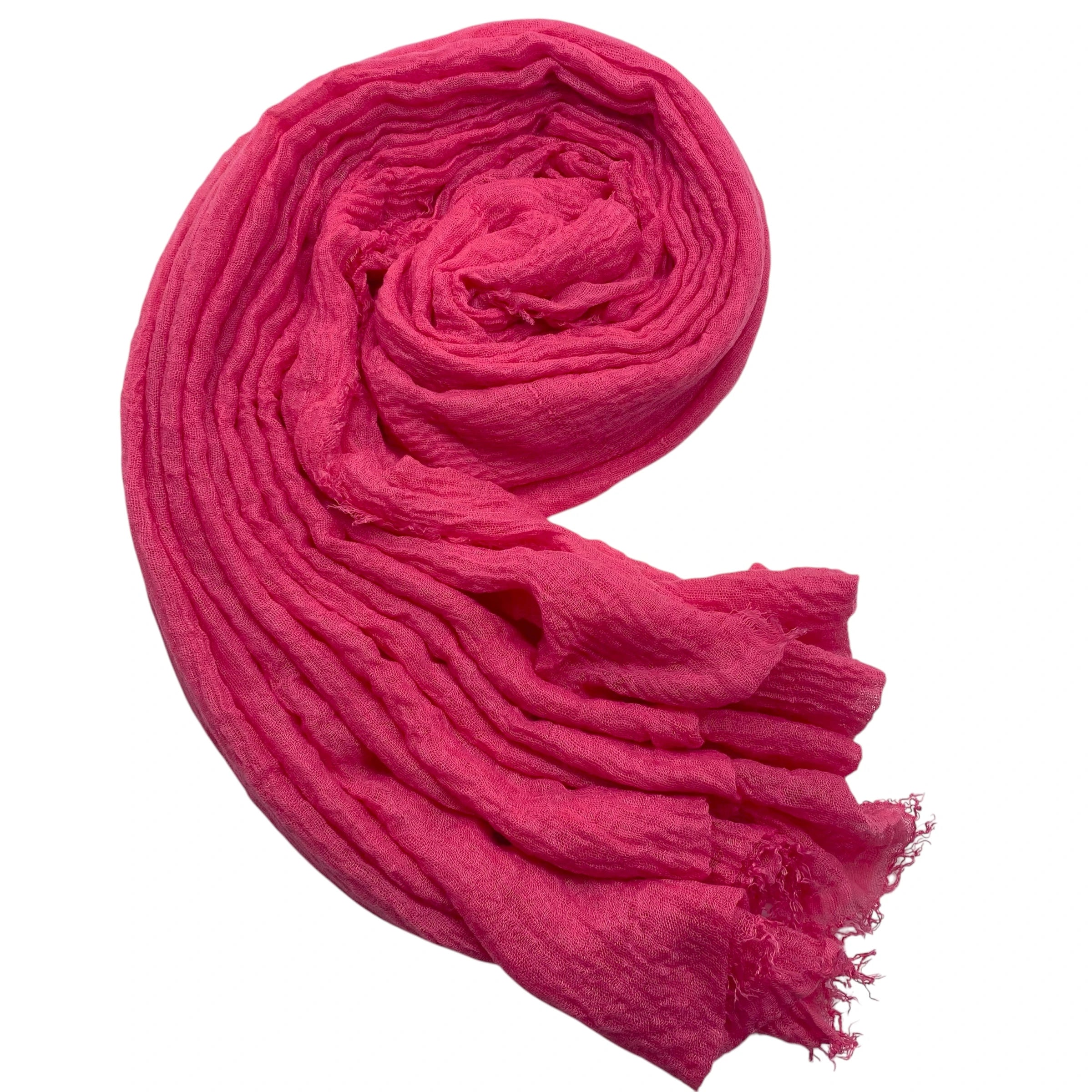 CRIMPS HIJAB - Peach Pink