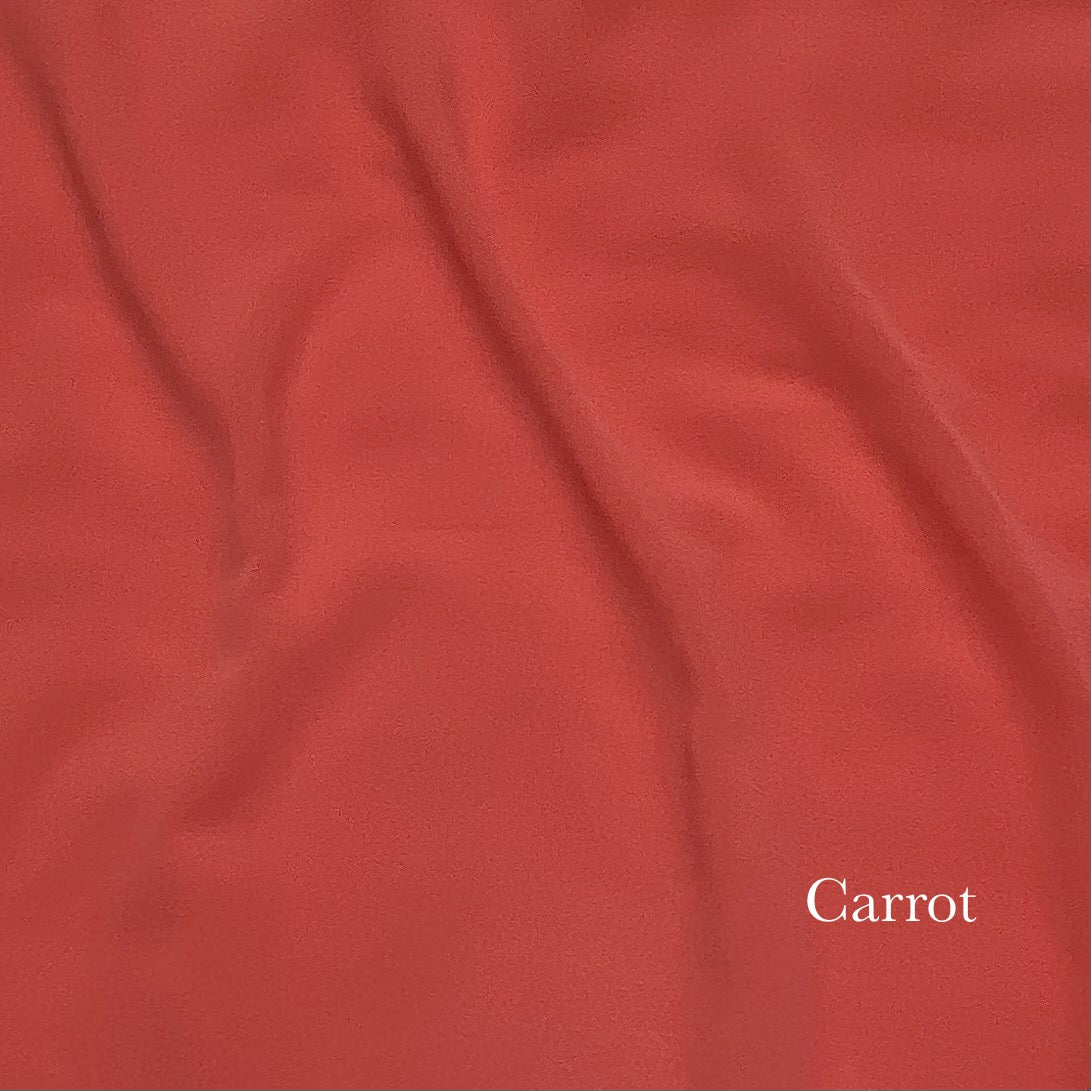 Plain Georgette - Carrot