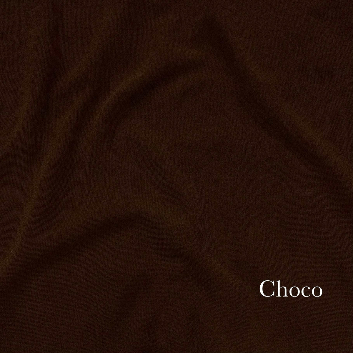 Plain Georgette - Choco