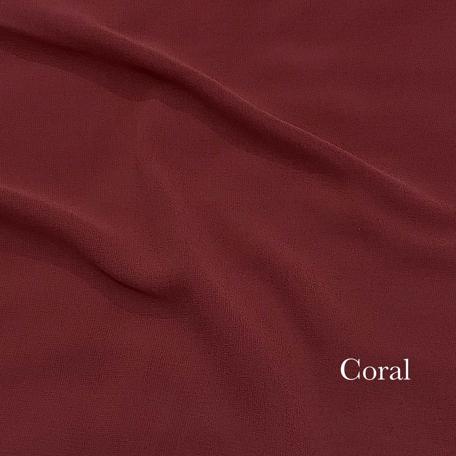 Plain Georgette - Coral