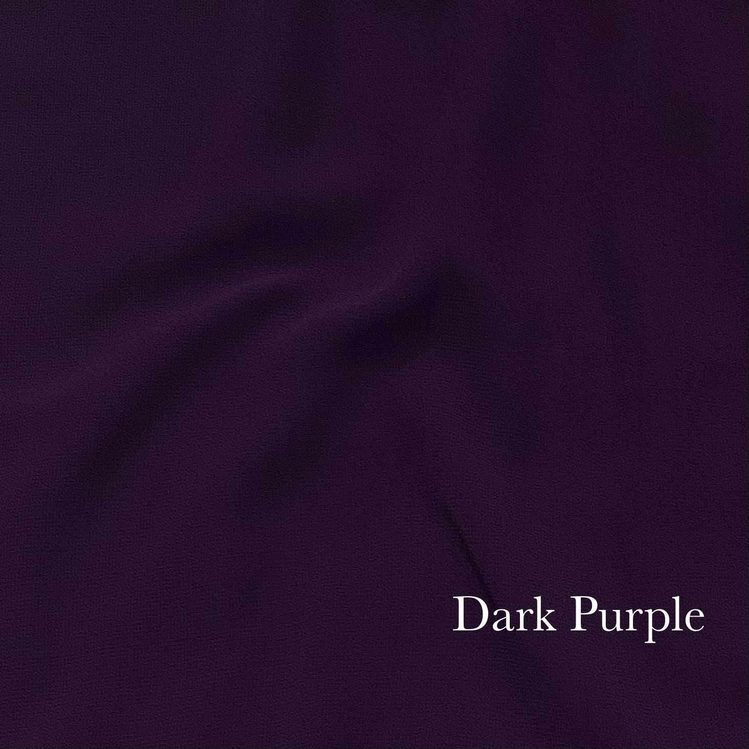 Plain Georgette - Dark Purple