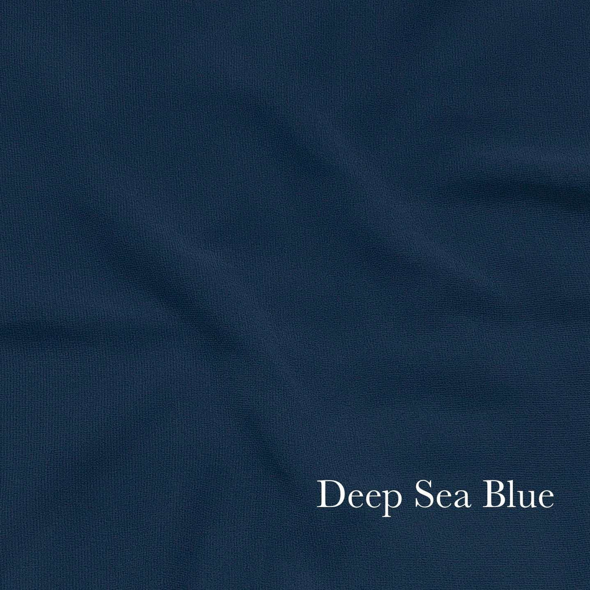 Plain Georgette - Deep Sea Blue