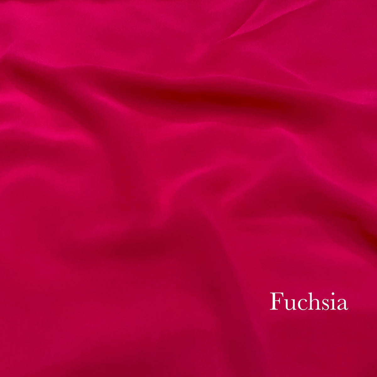 Plain Georgette - Fuchsia