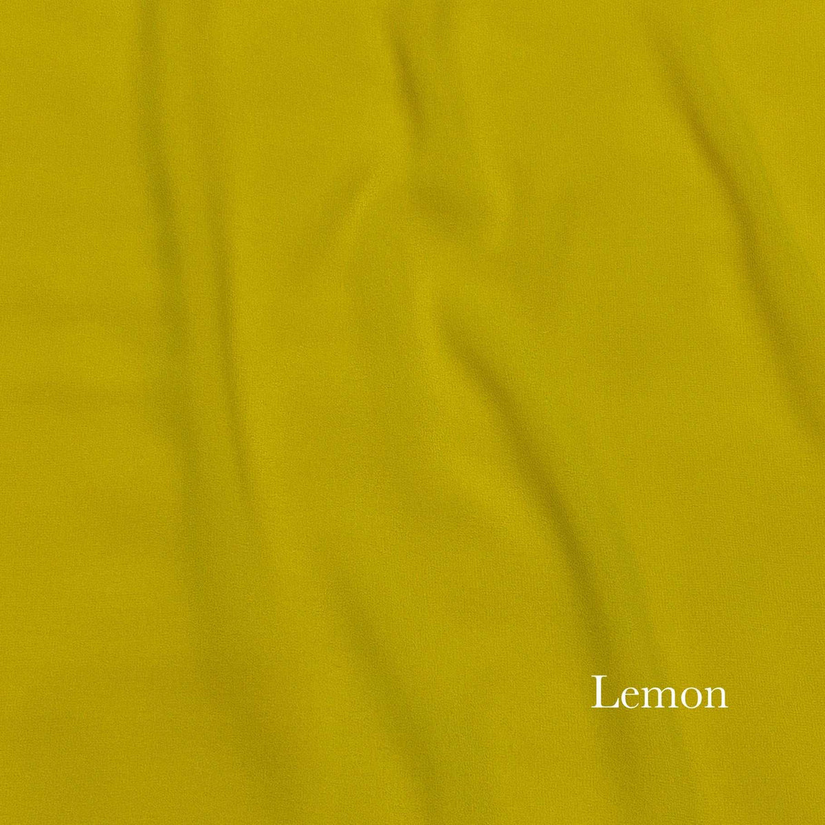 Plain Georgette - Lemon