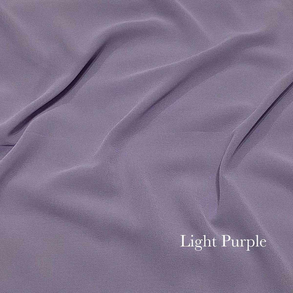 Plain Georgette - Light Purple