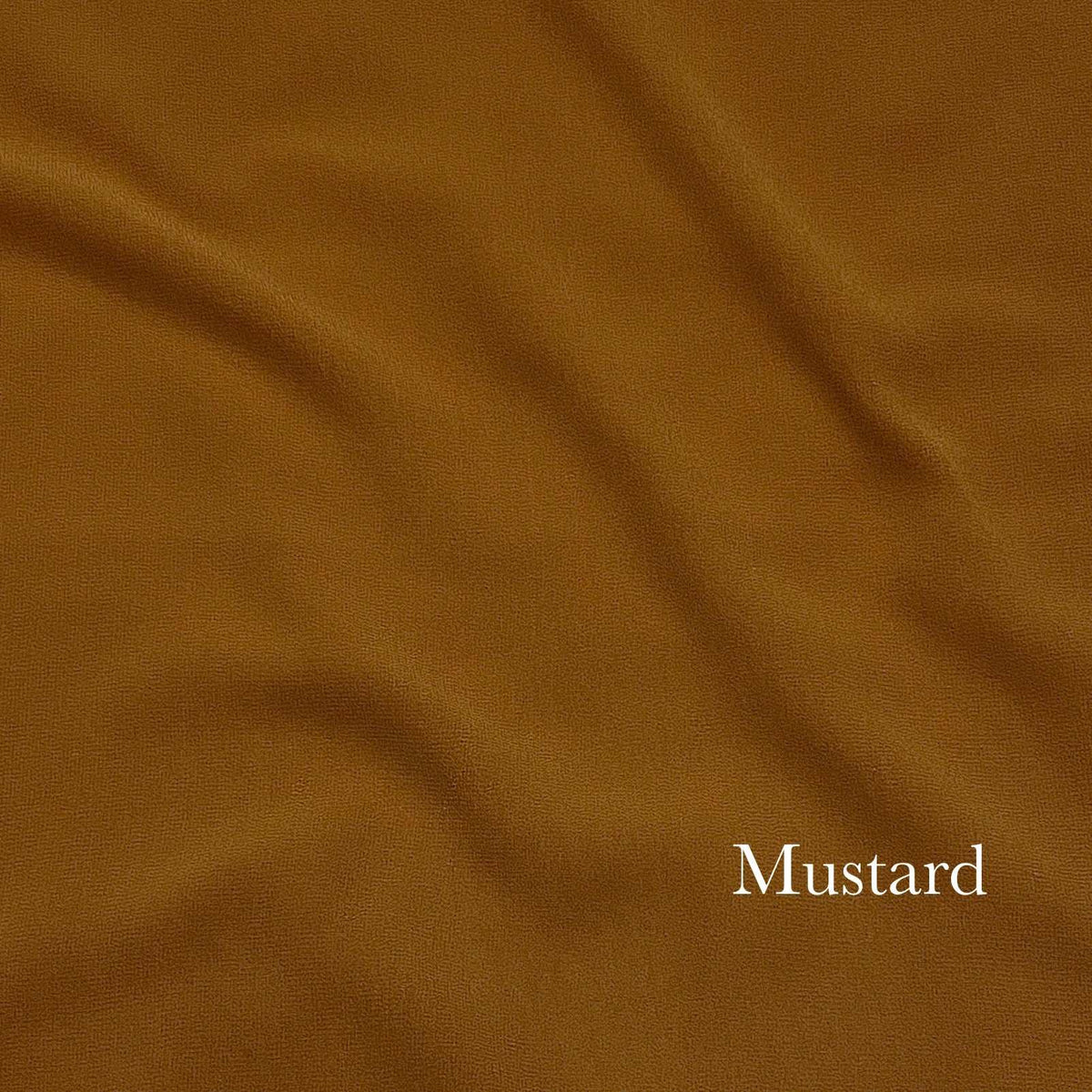 Plain Georgette - Mustard