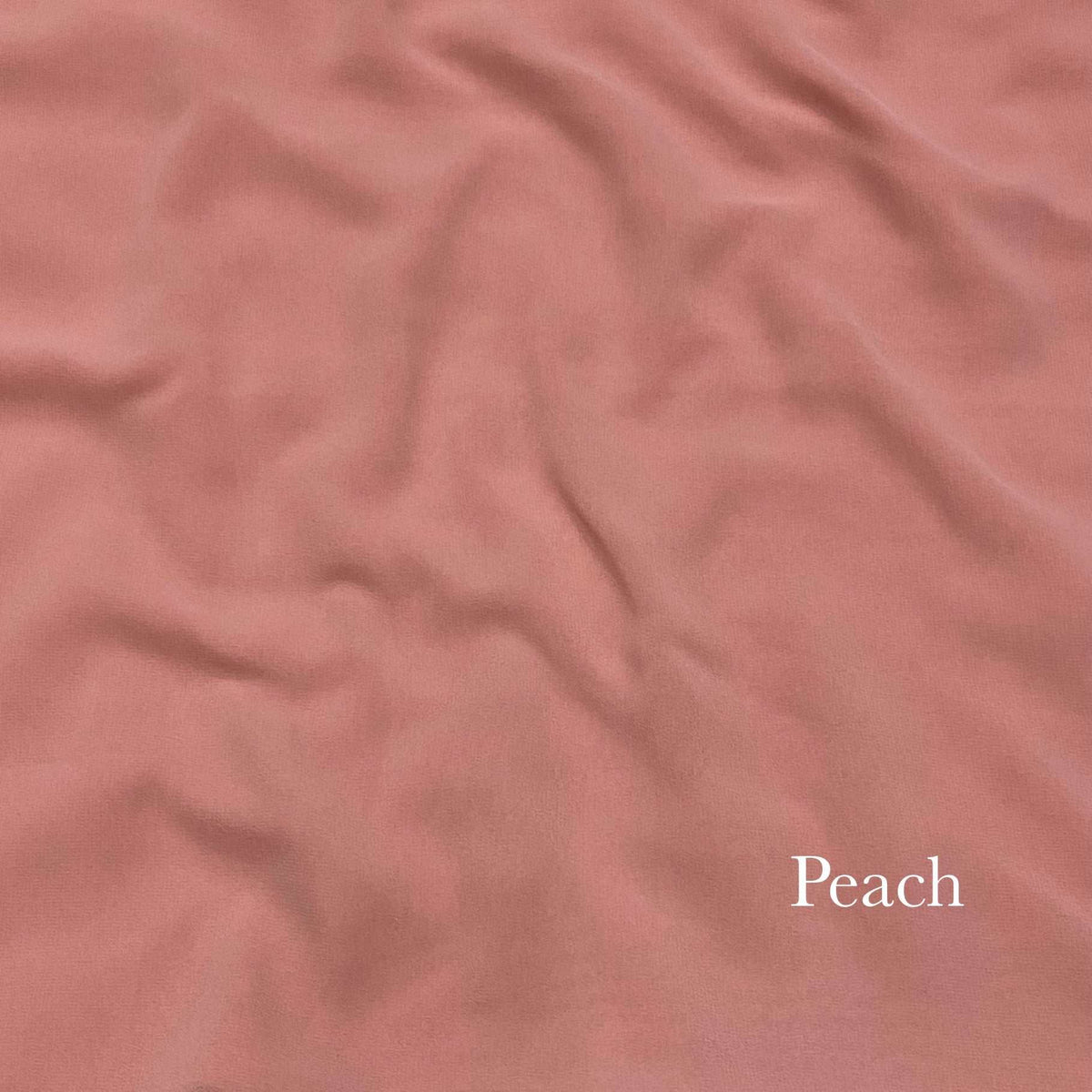 Plain Georgette - Peach