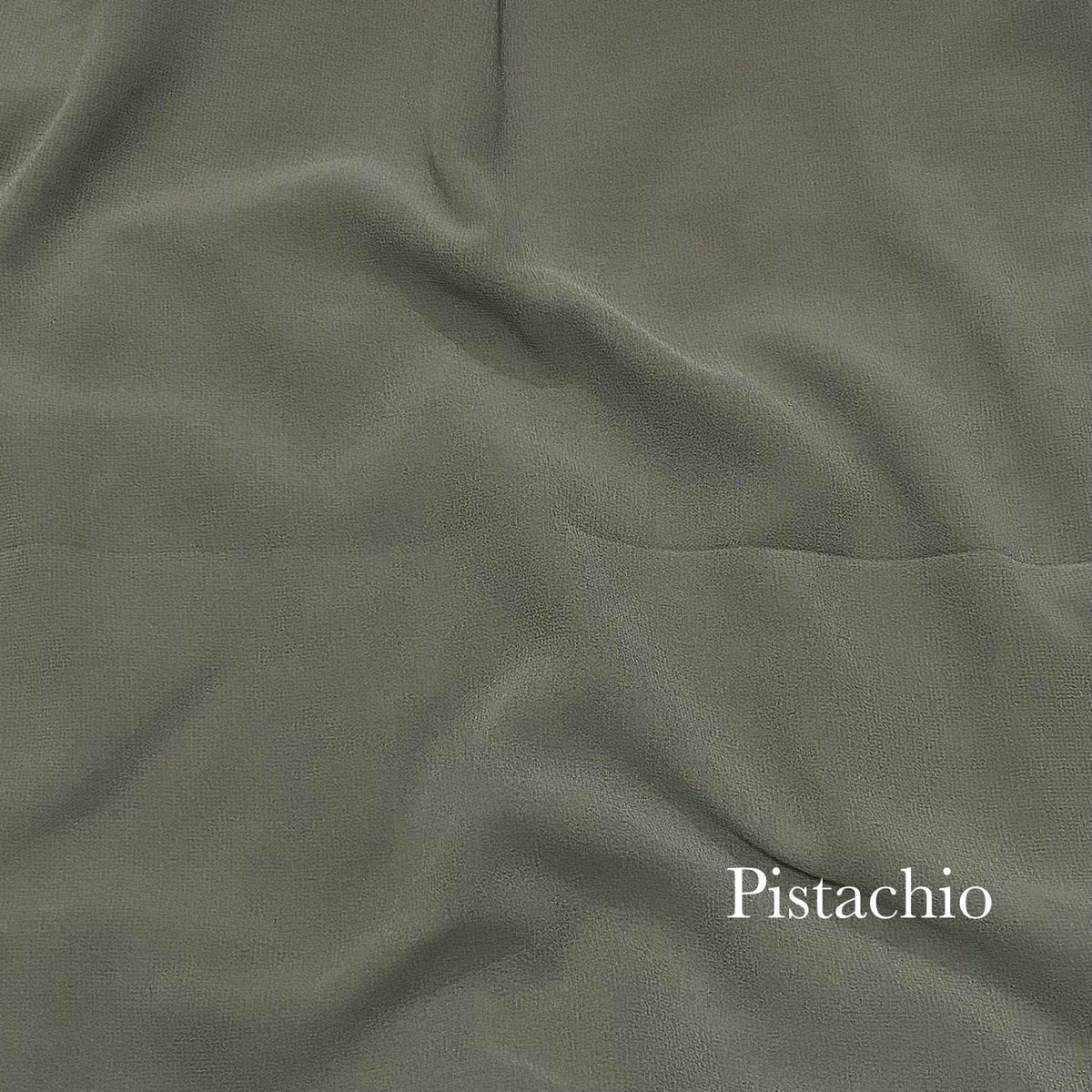 Plain Georgette - PIstachio