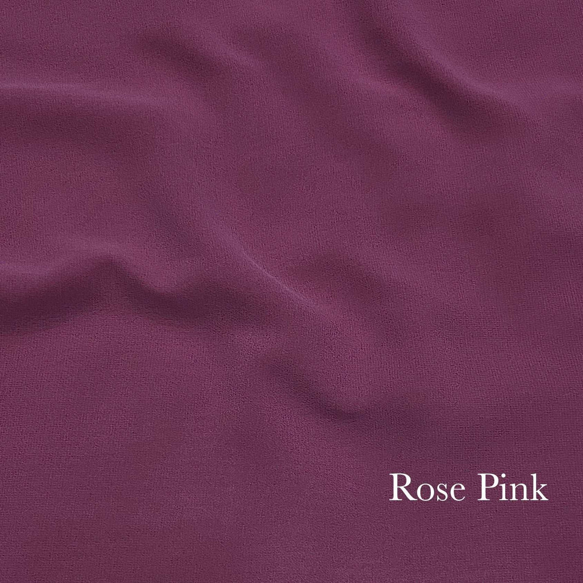 Plain Georgette - Rose Pink