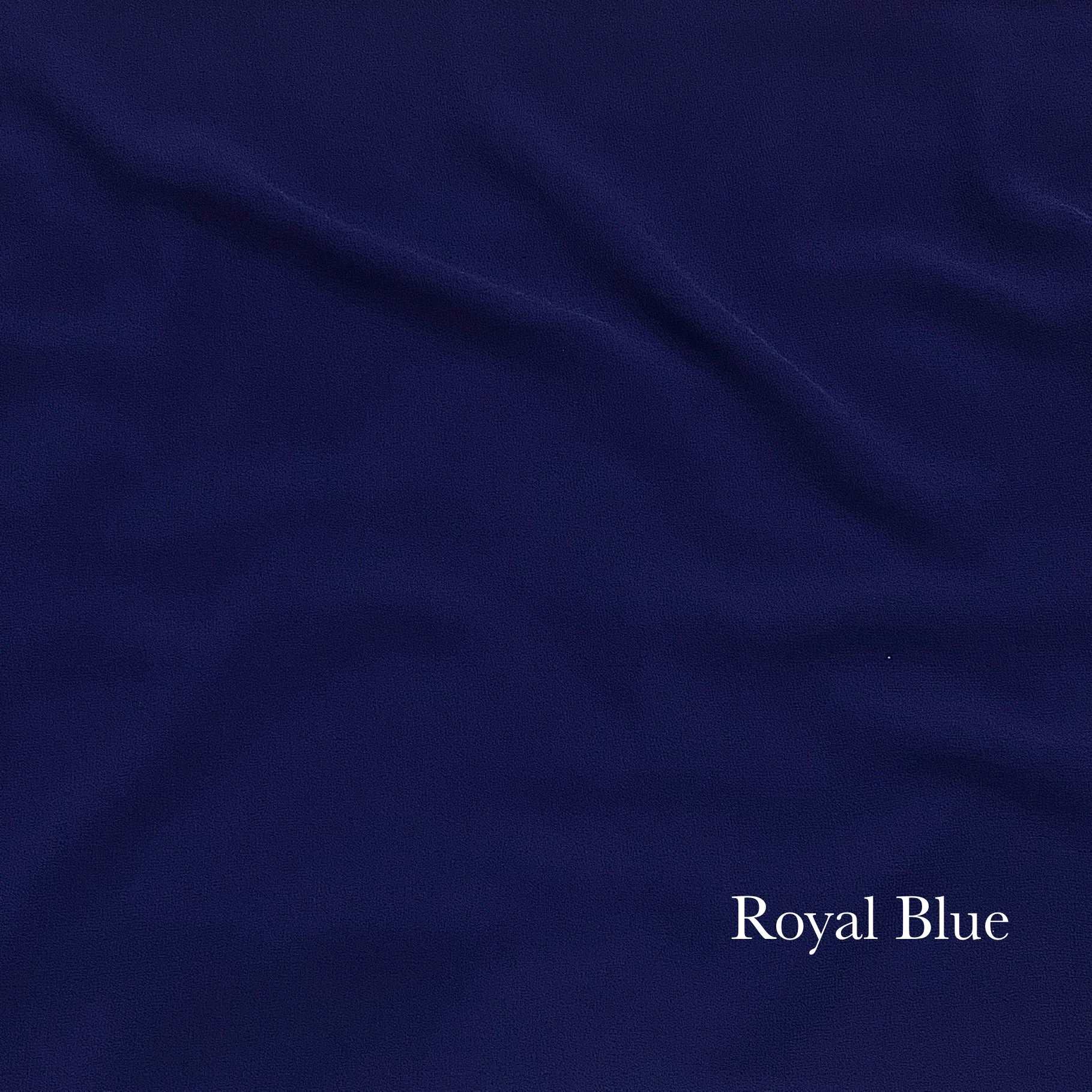 Plain Georgette - Royal Blue