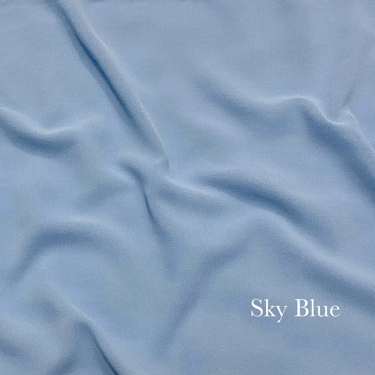 Plain Georgette - Sky Blue