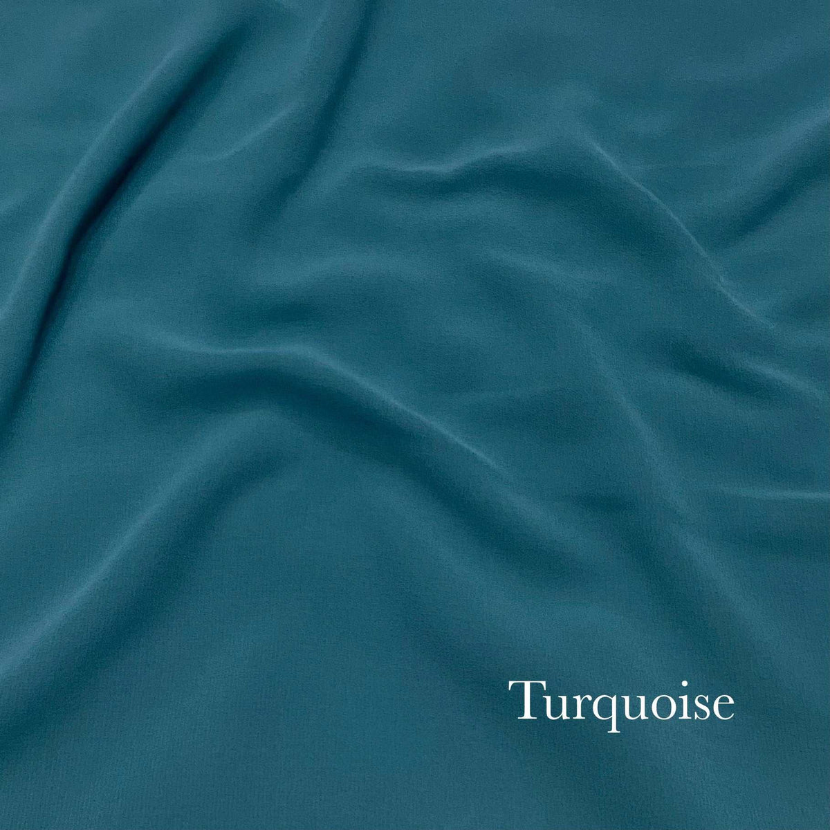 Plain Georgette - Turquoise