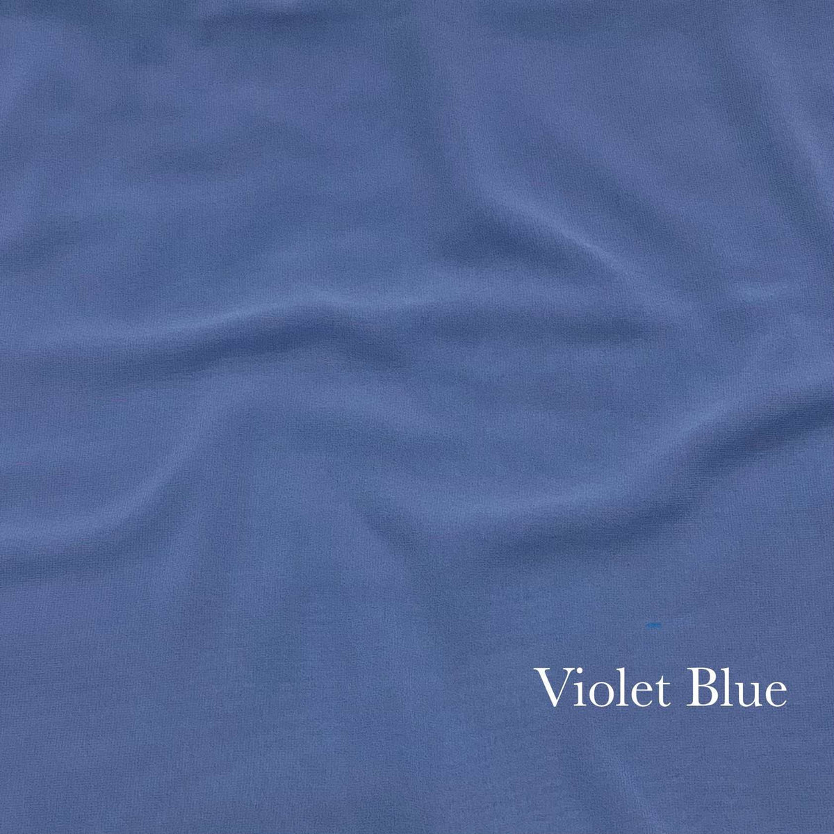 Plain Georgette - Violet Blue