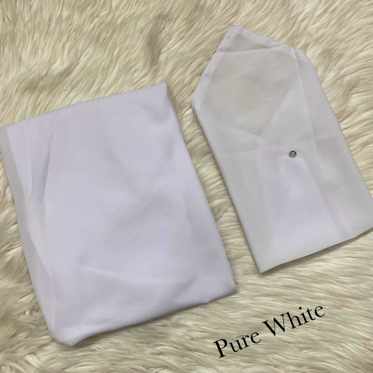 Misri Hijab - Pure white