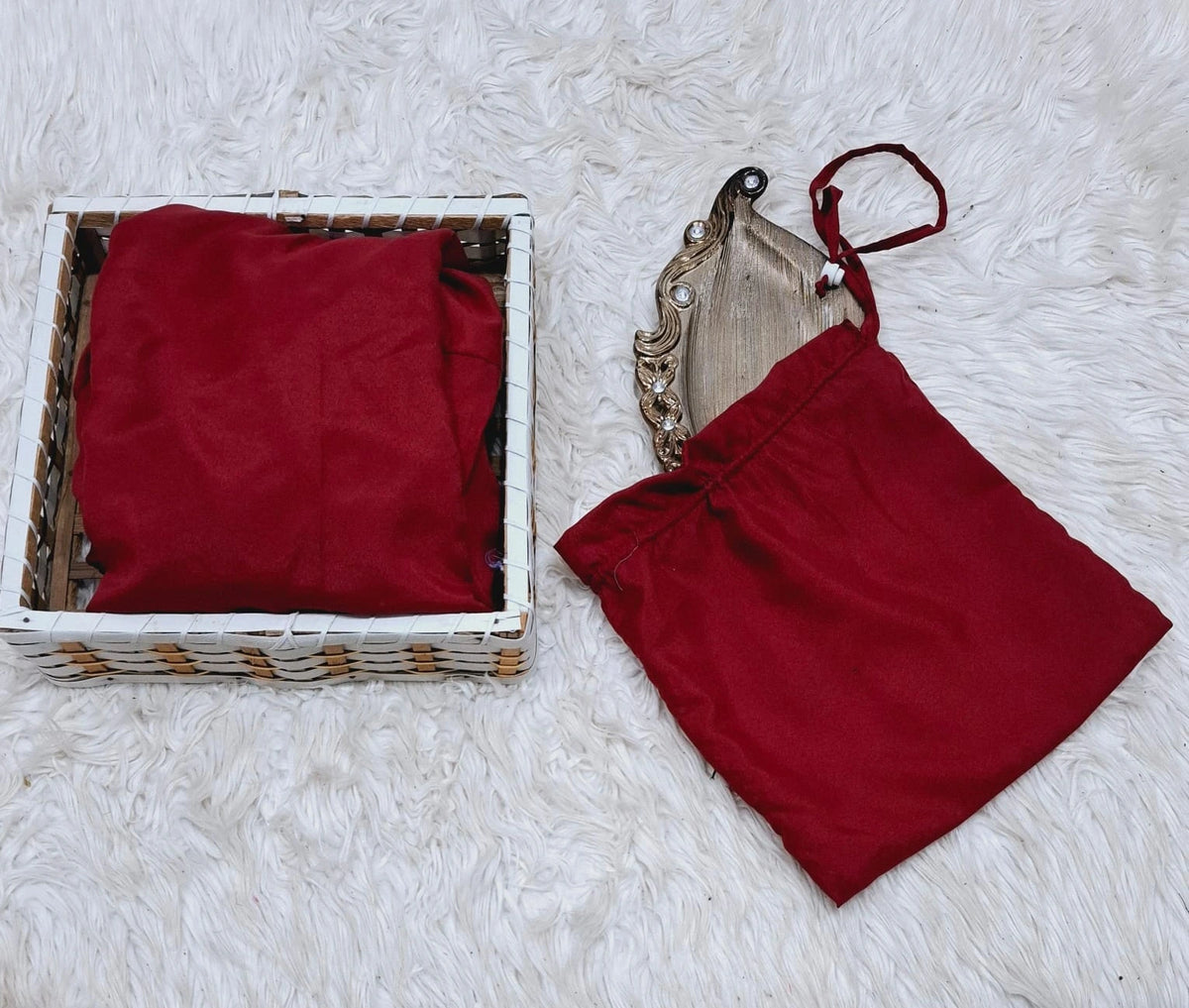 Namaz Chadar with Bag - Red