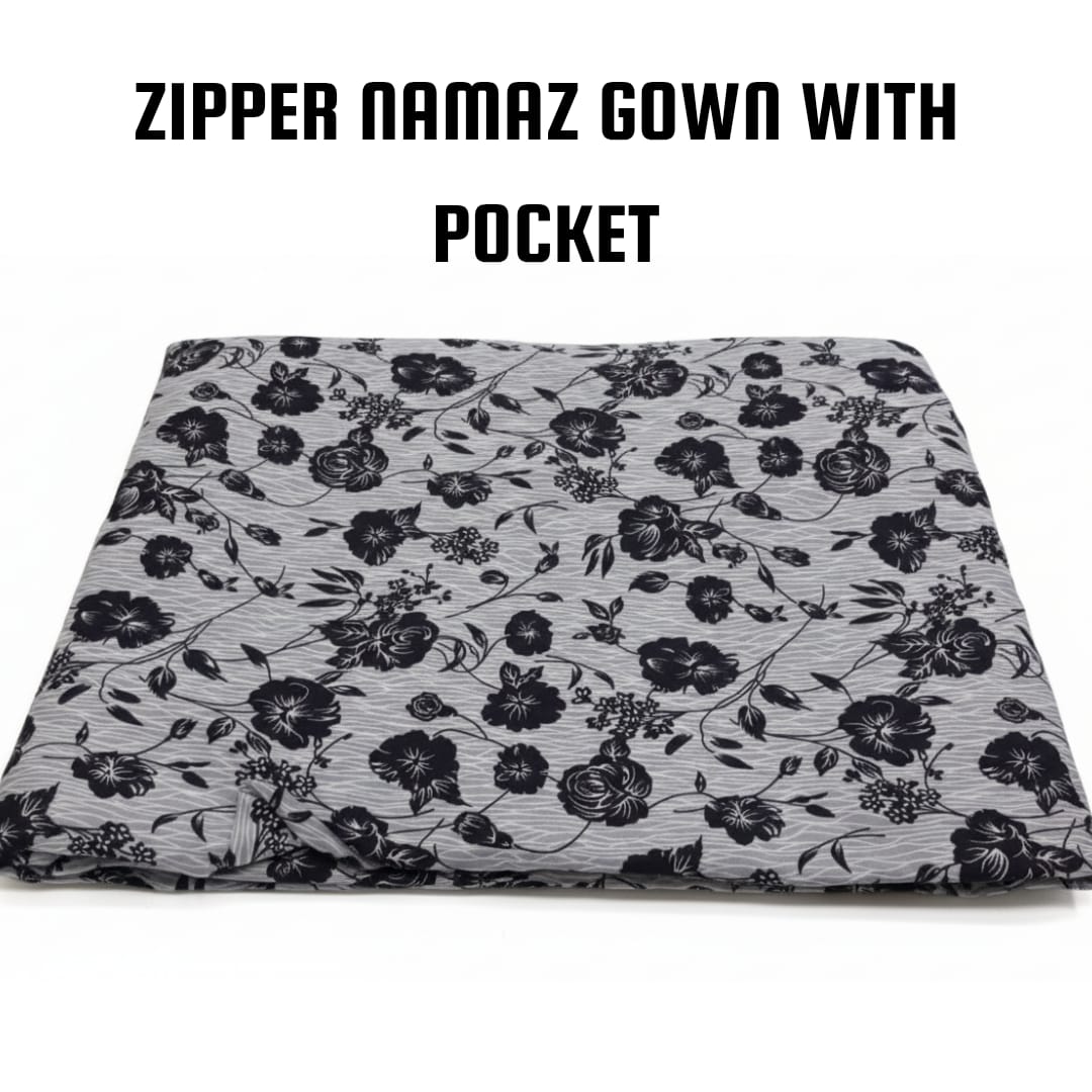 Zipper namaz Chadar (malai lawn)