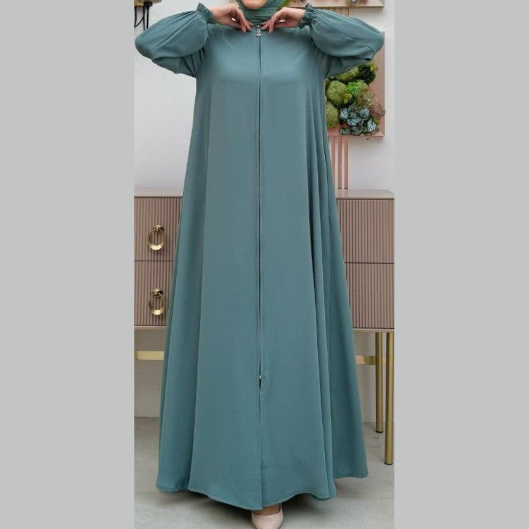 Daily Wear Zipper Abaya